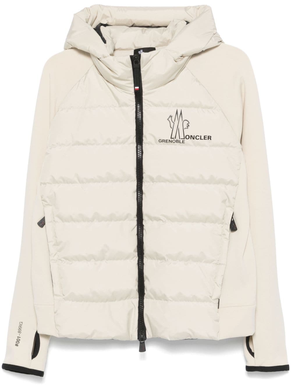 Moncler Grenoble padded zip-up performance jacket - Neutrals von Moncler Grenoble