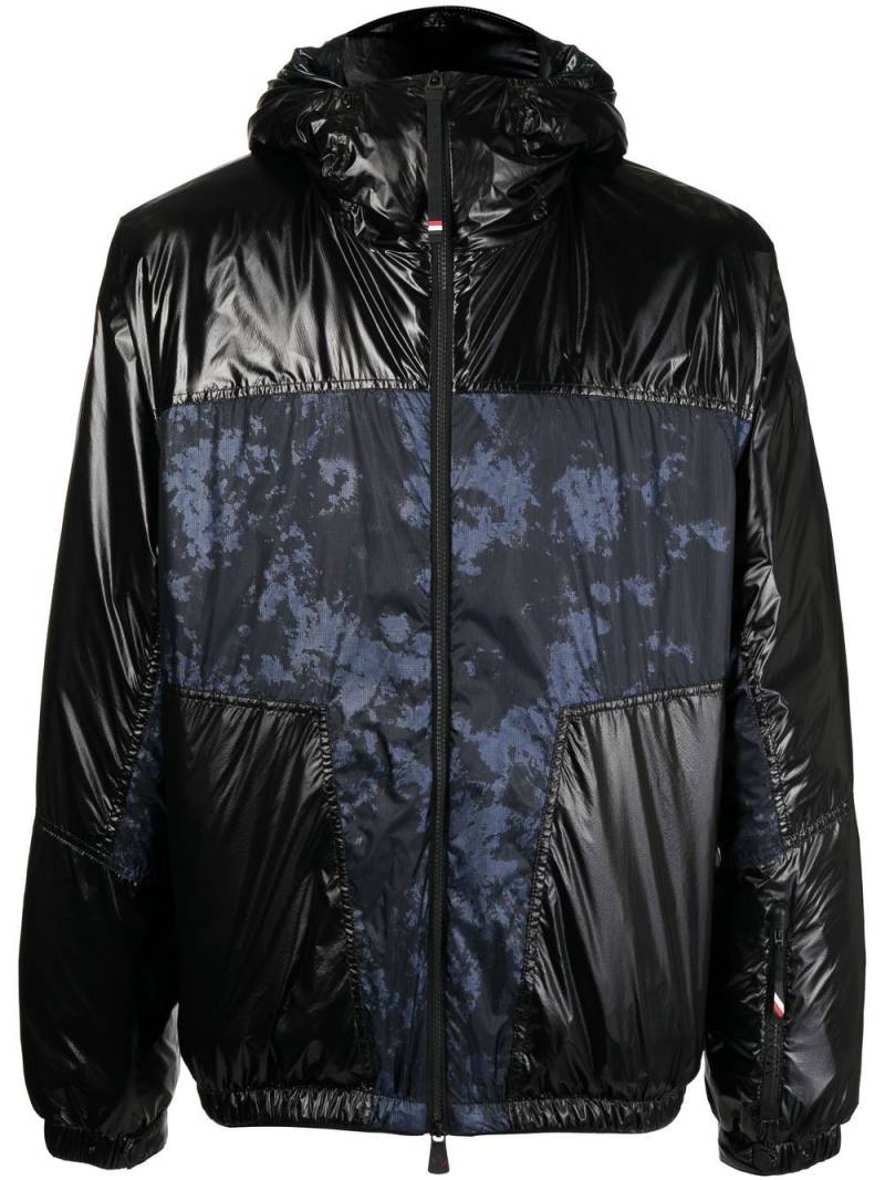 Moncler Grenoble panelled hooded puffer jacket - Black von Moncler Grenoble