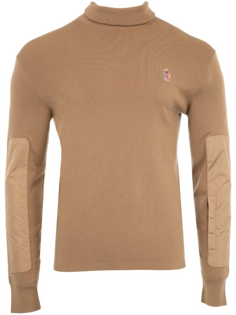 Moncler Grenoble panelled jumper - Neutrals von Moncler Grenoble