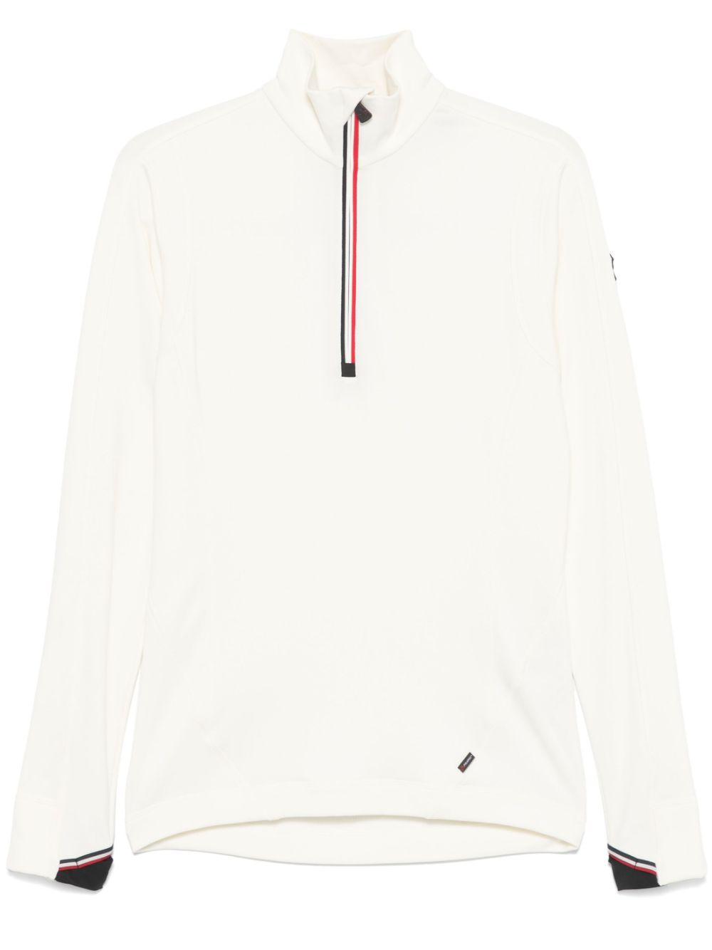 Moncler Grenoble short-zip performance top - White von Moncler Grenoble