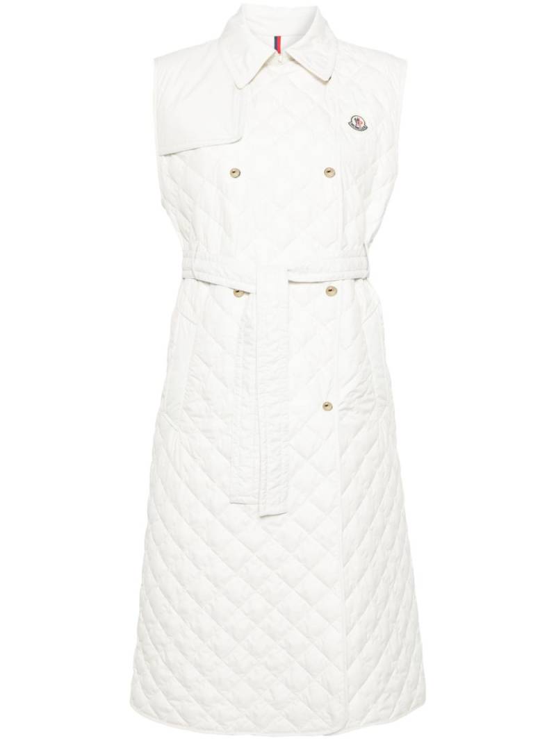 Moncler Alcione belted gilet - White von Moncler