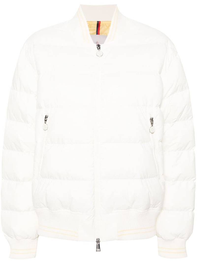 Moncler Argo padded bomber jacket - White von Moncler