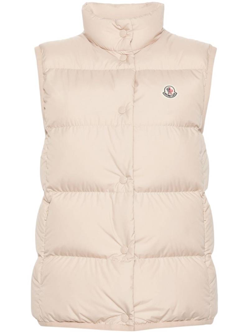 Moncler Badia down gilet - Neutrals von Moncler