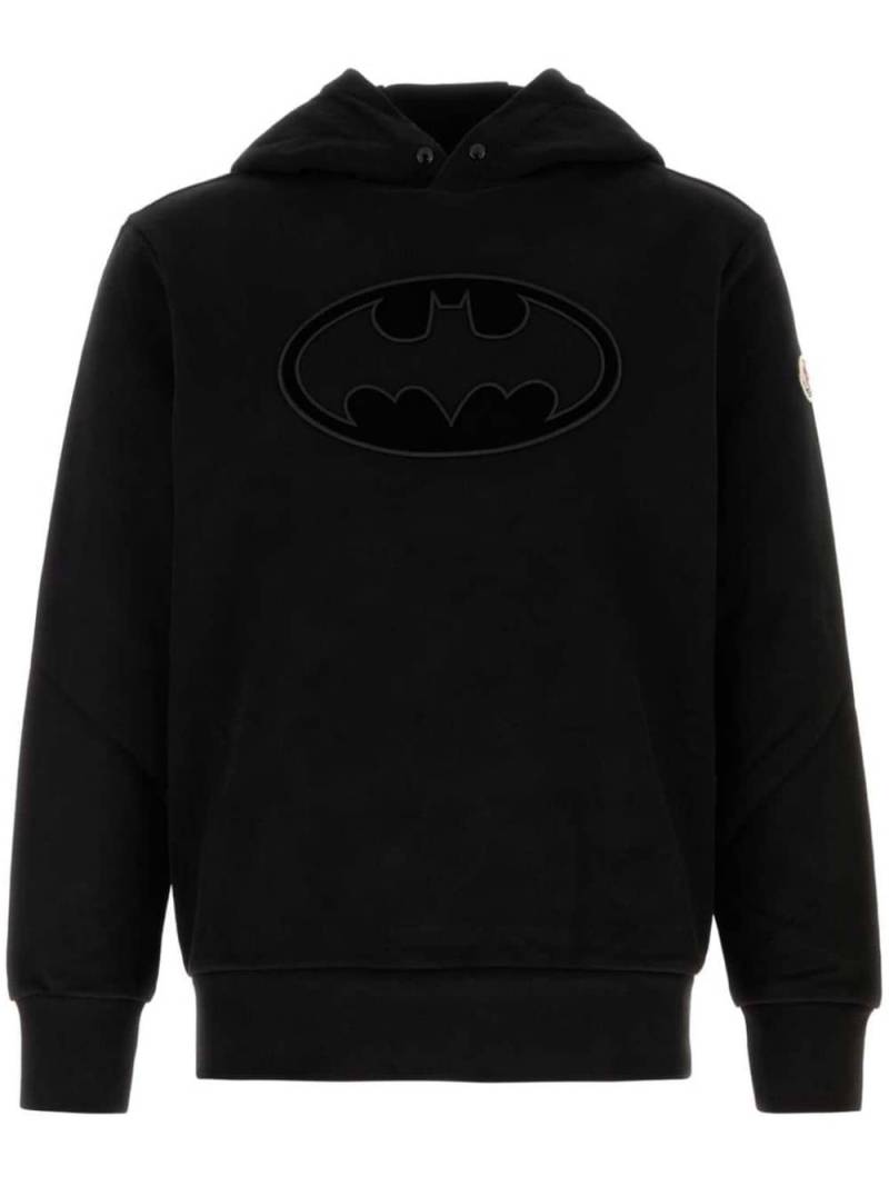 Moncler Batman logo hoodie - Black von Moncler