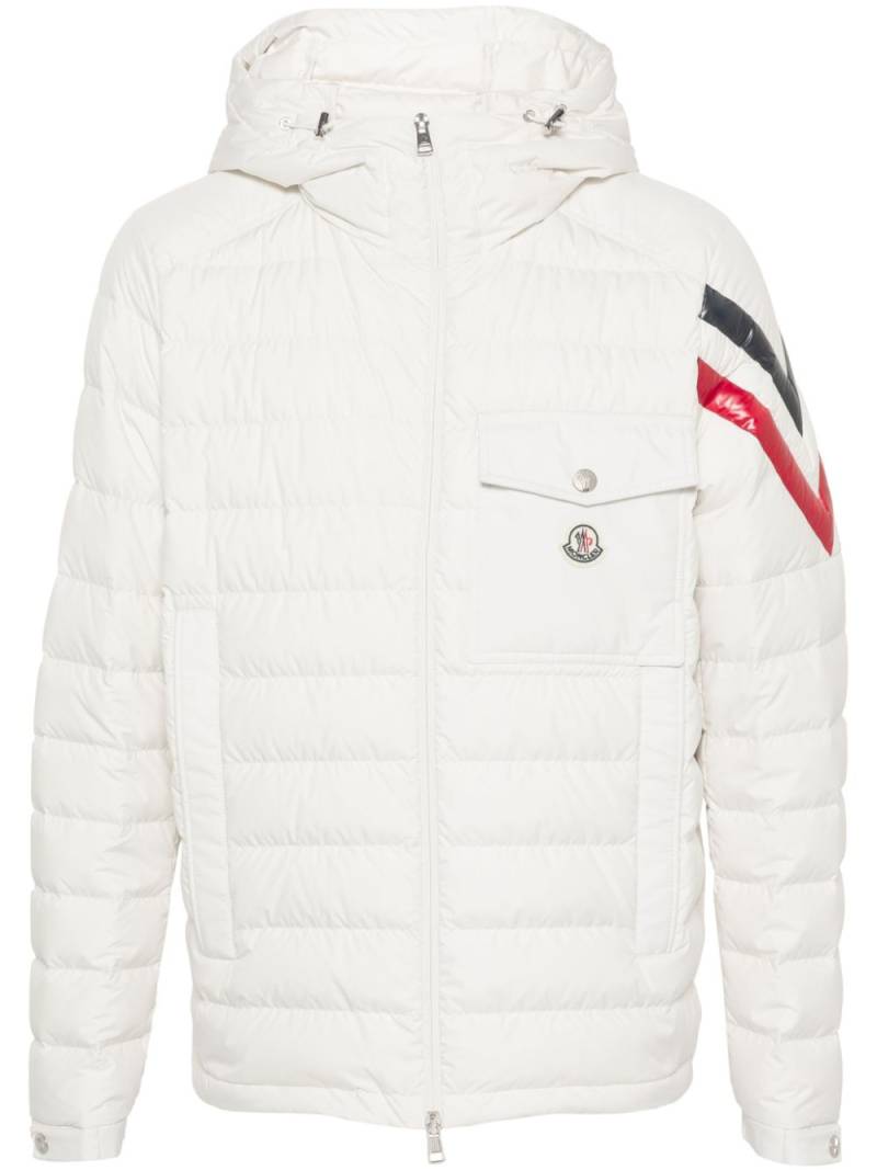 Moncler Berard quilted hooded jacket - Neutrals von Moncler