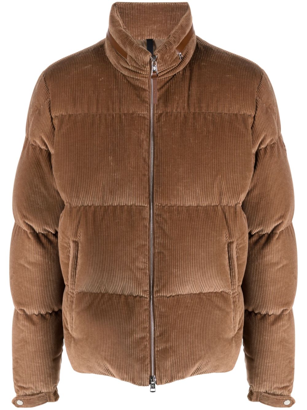 Moncler Besbre corduroy quilted jacket - Brown von Moncler