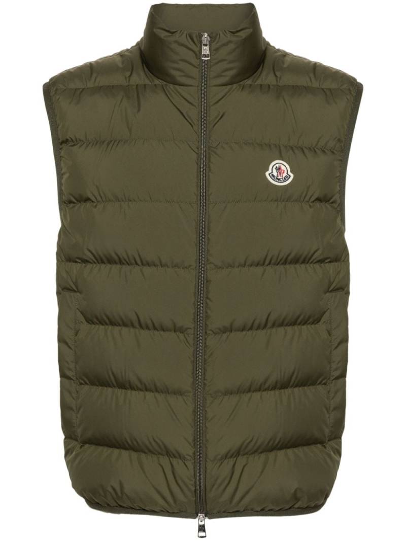 Moncler Contrin padded gilet - Green von Moncler