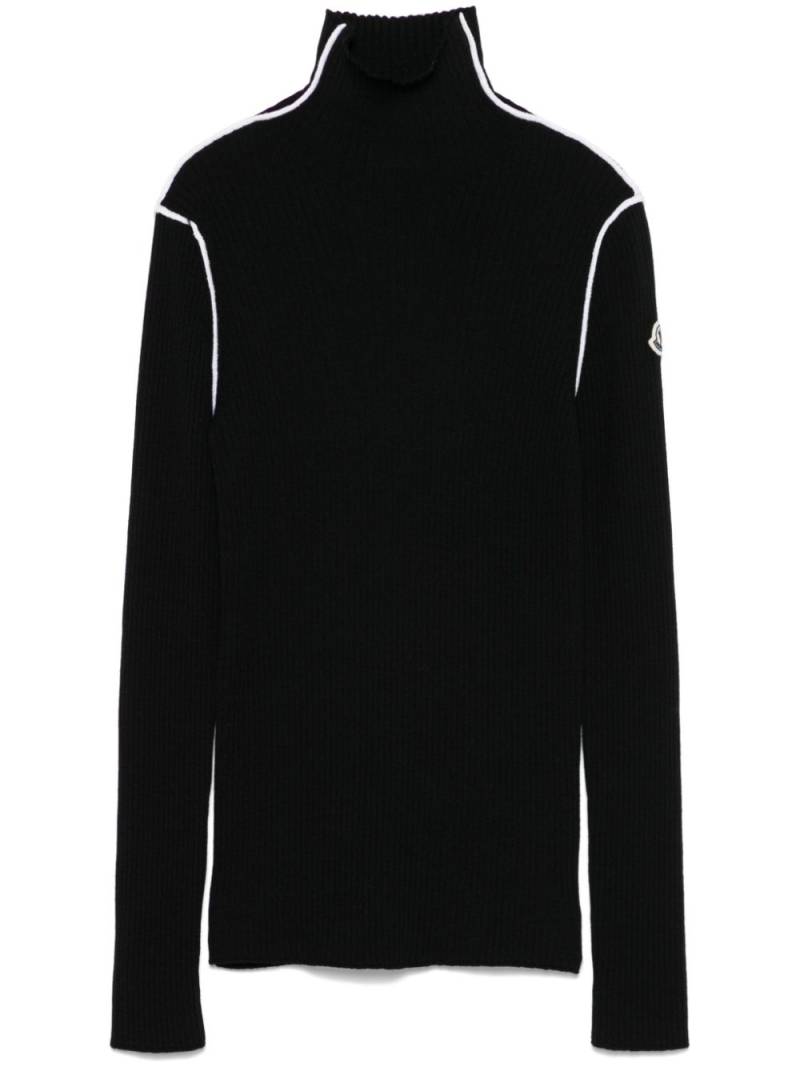 Moncler Dolcevita sweater - Black von Moncler