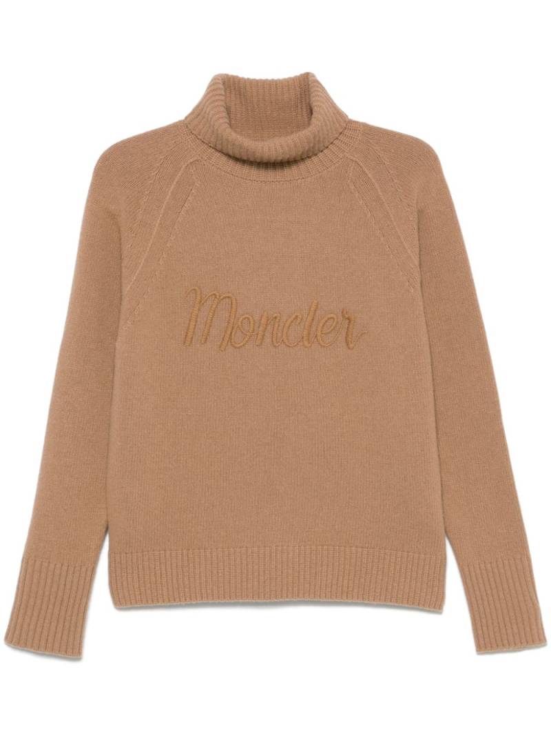 Moncler Dolcevita sweater - Brown von Moncler