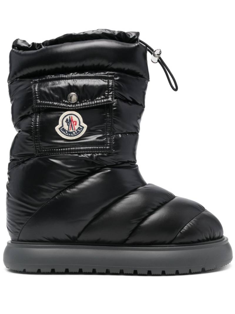 Moncler Gaia Pocket boots - Black von Moncler