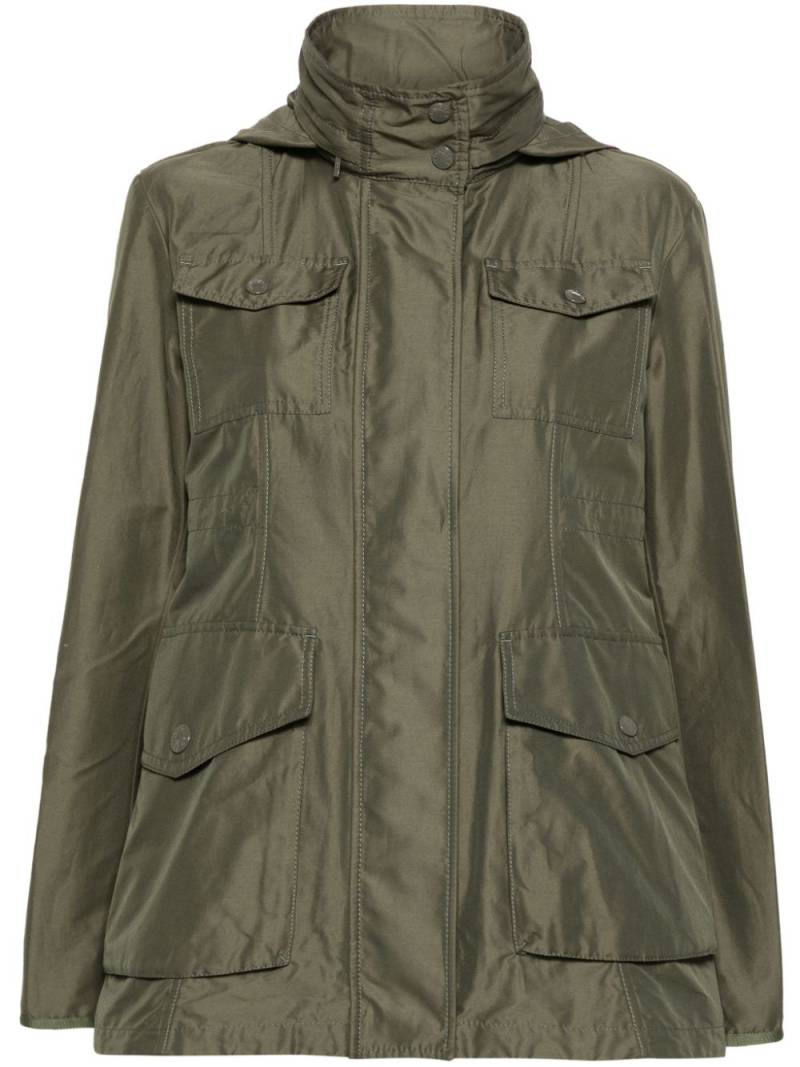 Moncler Ilo concealed-hood jacket - Green von Moncler