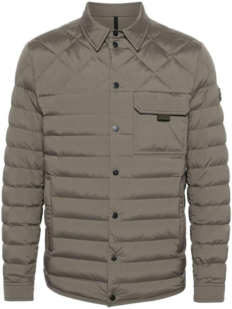 Moncler Iseran quilted shirt jacket - Green von Moncler