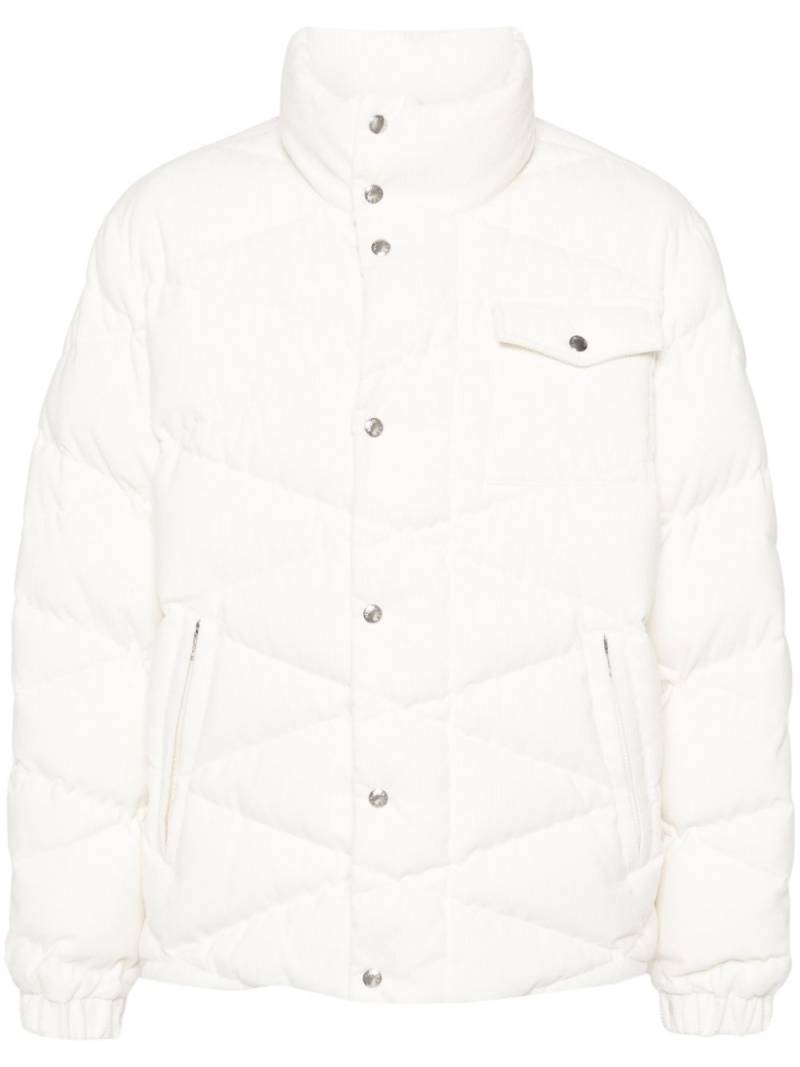 Moncler Kaver corduroy padded jacket - Neutrals von Moncler