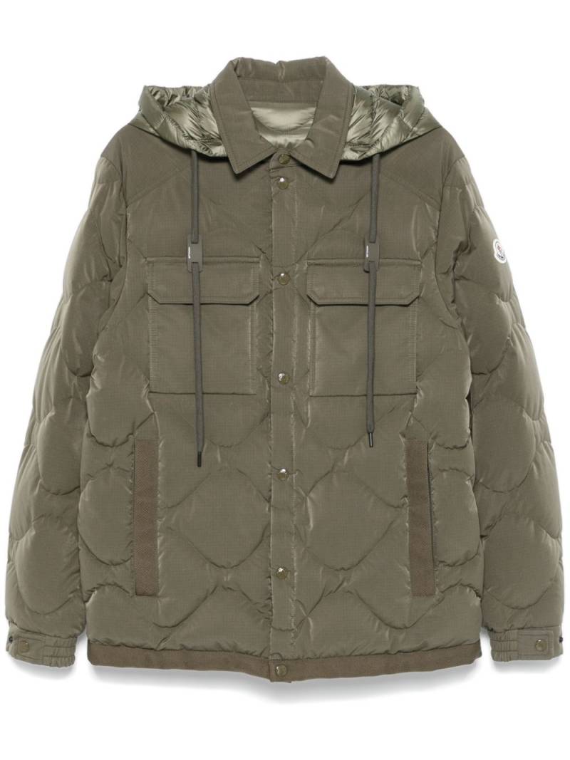 Moncler Laresei puffer jacket - Green von Moncler