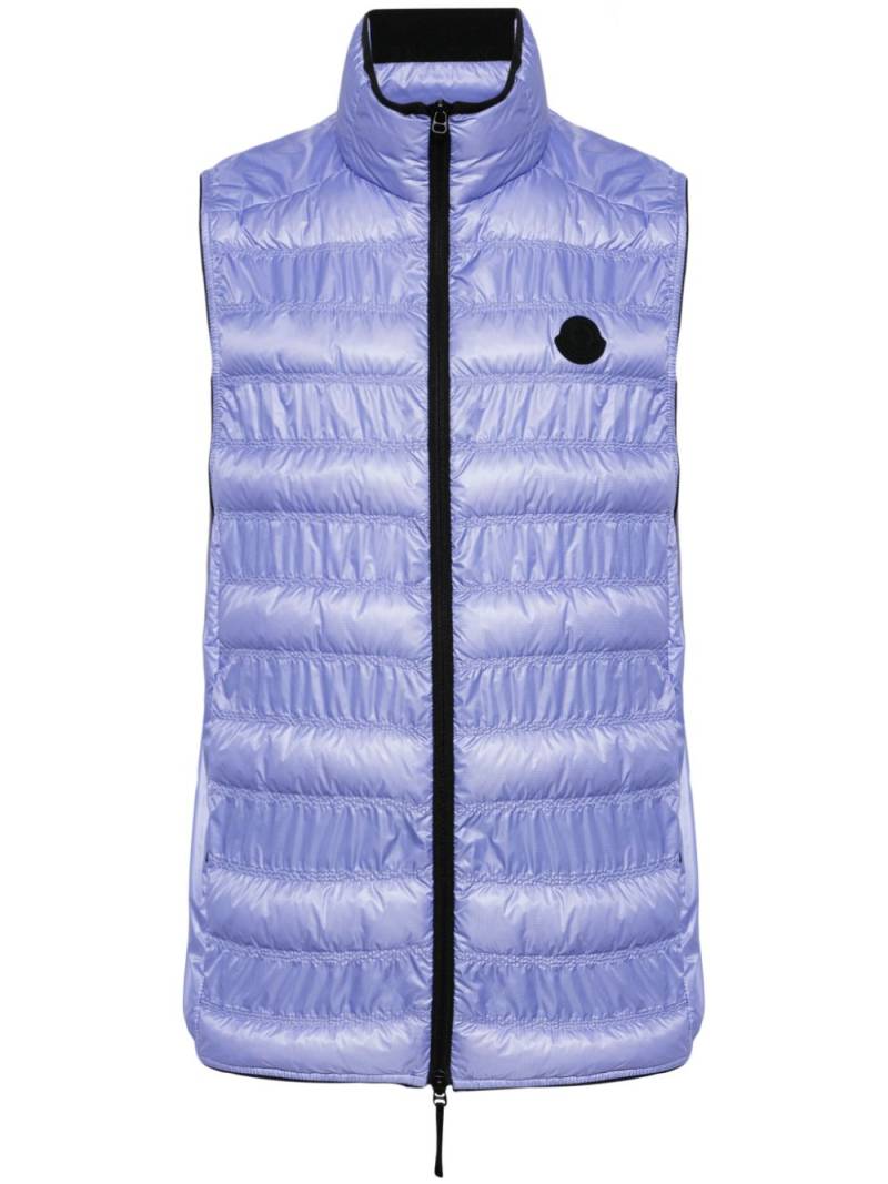 Moncler Lautaret padded gilet - Purple von Moncler