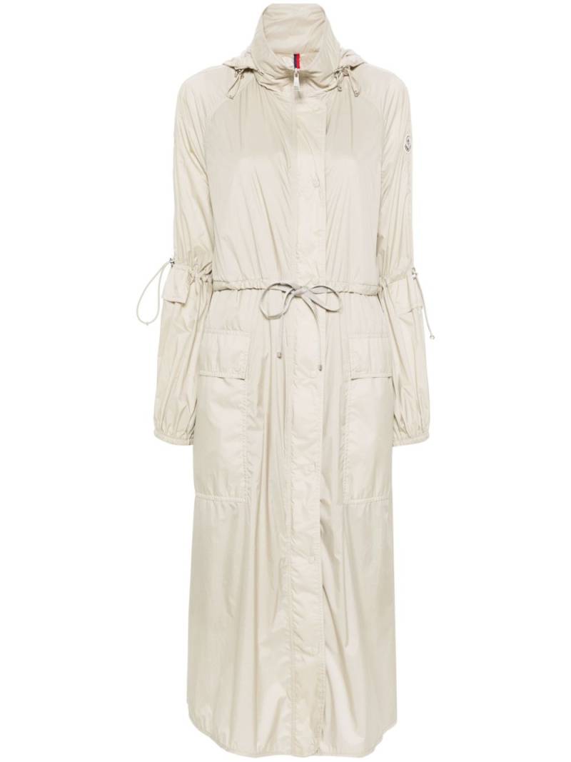 Moncler Lins parka maxi coat - Neutrals von Moncler