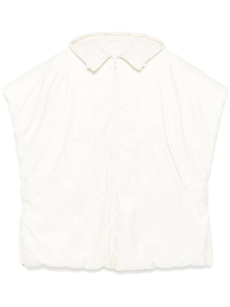 Moncler Mantella poncho - White von Moncler