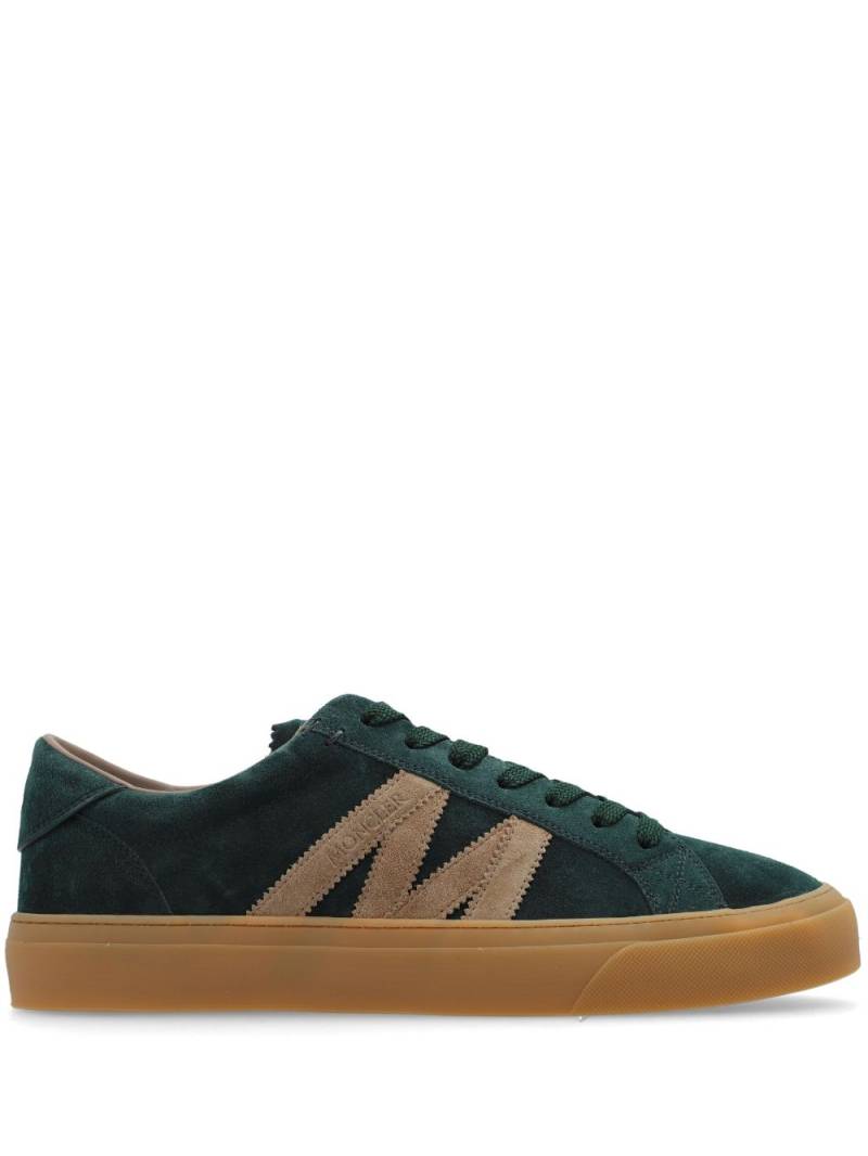 Moncler Monaco M suede low-top sneakers - Green von Moncler