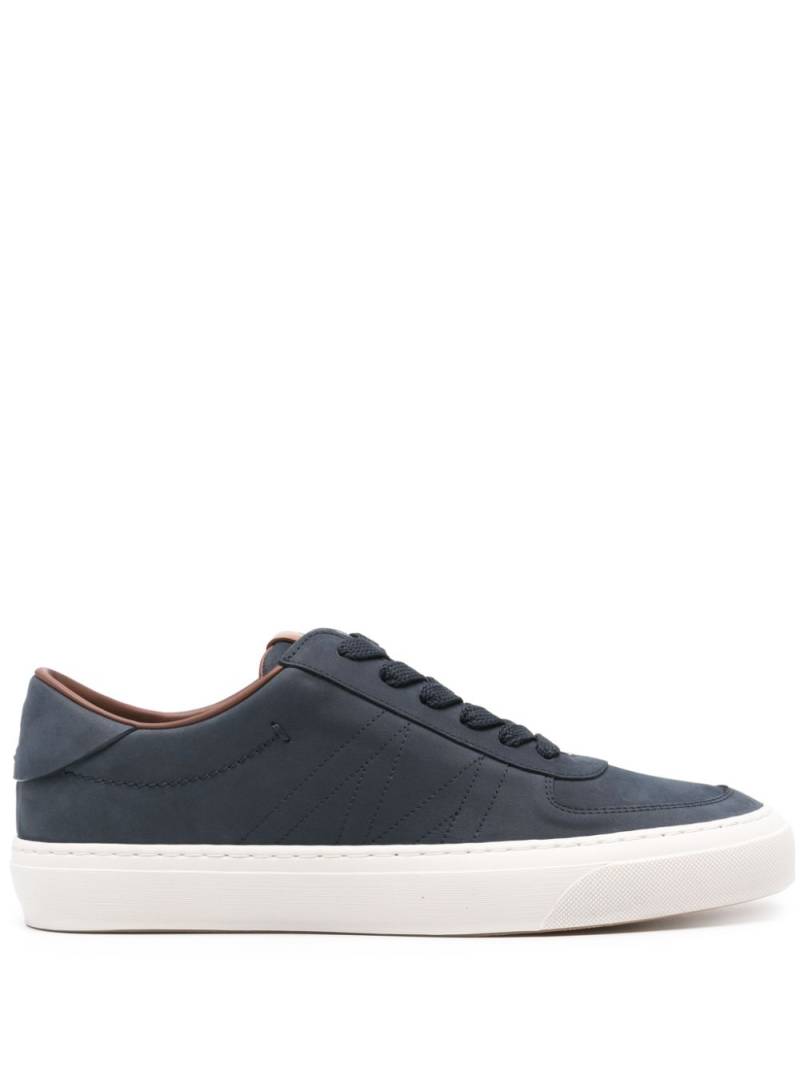 Moncler Monclub leather sneakers - Blue von Moncler