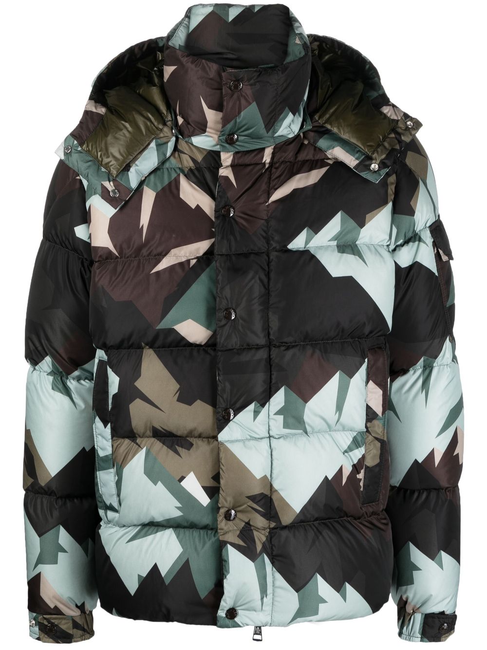 Moncler Mosa hooded puffer jacket - Green von Moncler