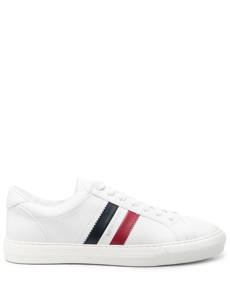 Moncler New Monaco side-stripe sneakers - White von Moncler