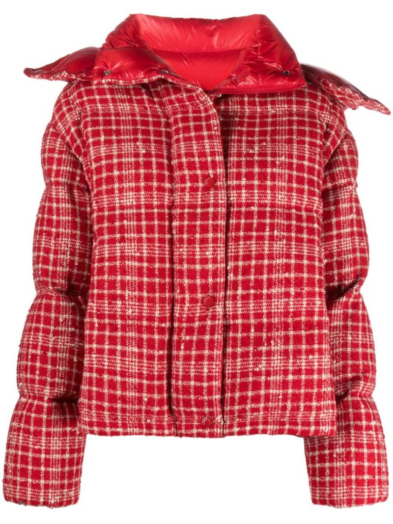 Moncler Outarde hooded down jacket - Red von Moncler