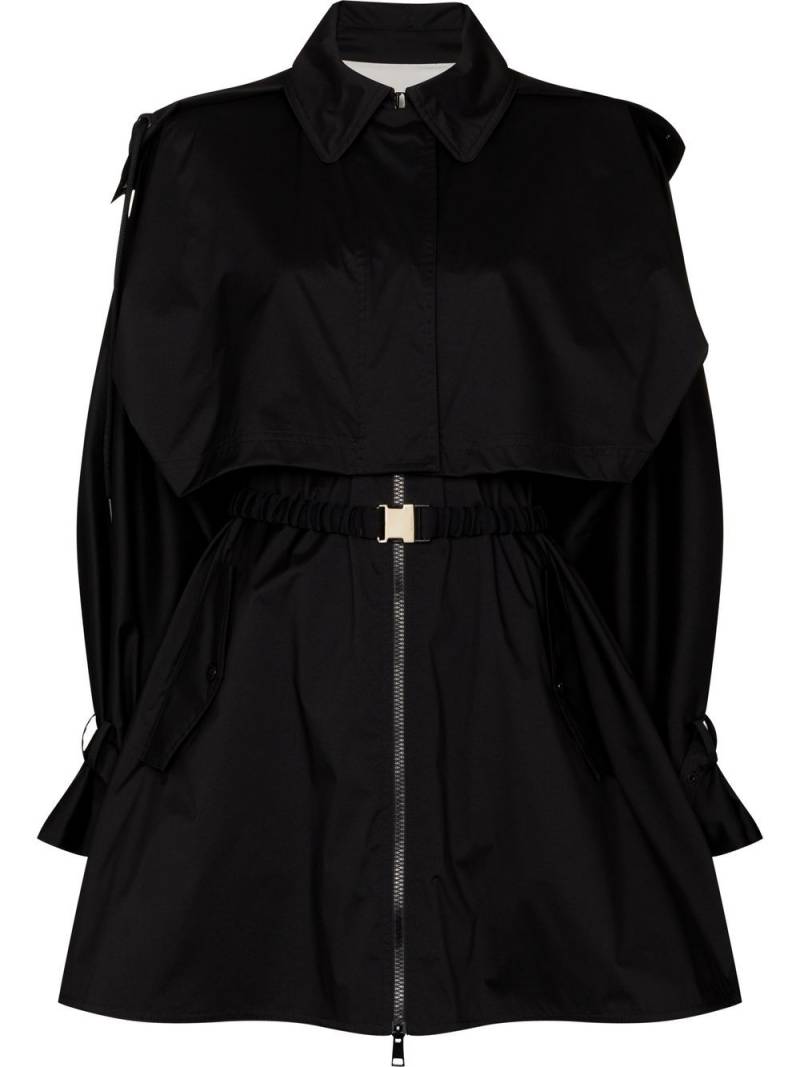 Moncler Pamanzi belted trench coat - Black von Moncler