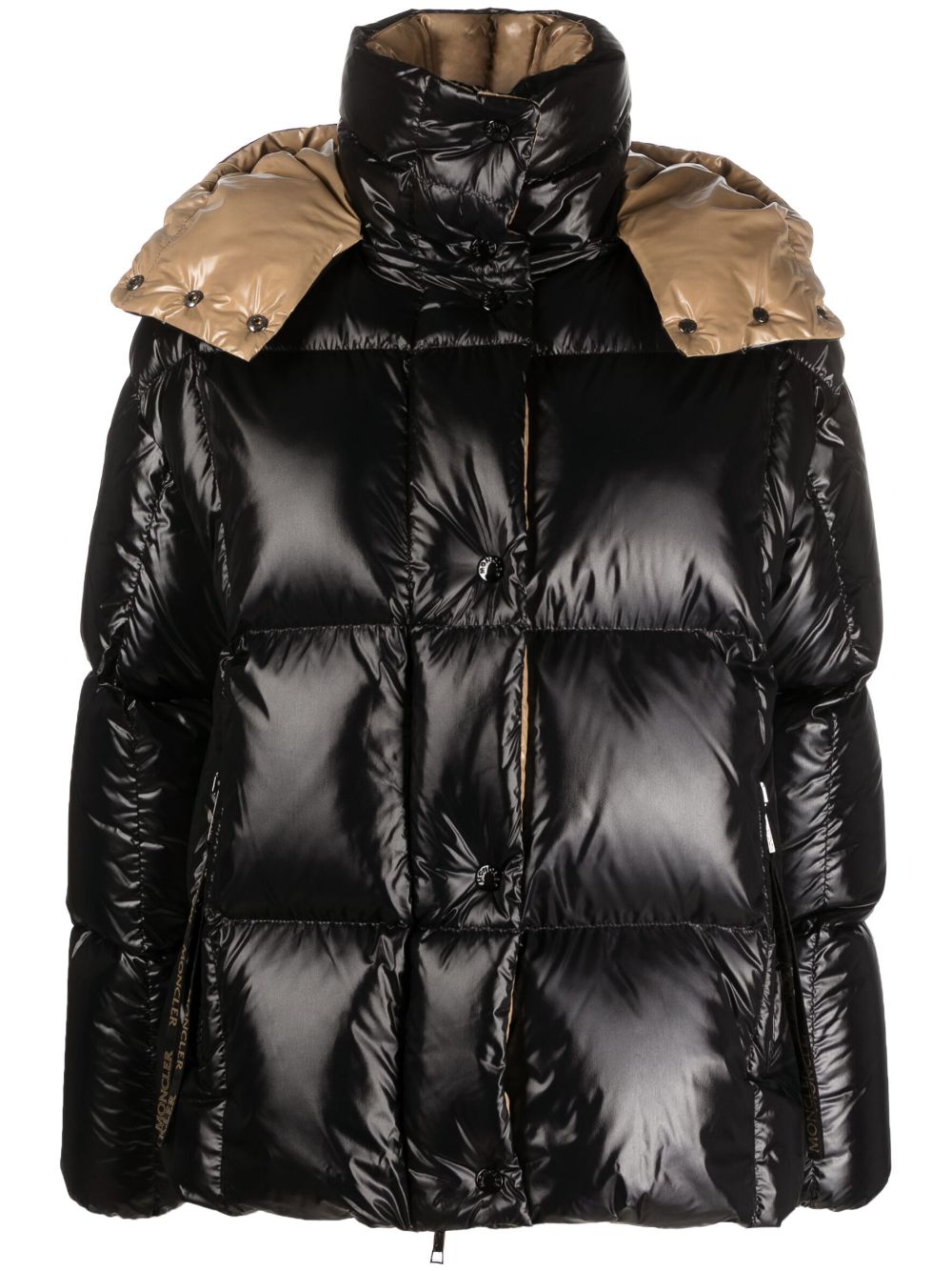 Moncler Parana hooded quilted puffer jacket - Black von Moncler