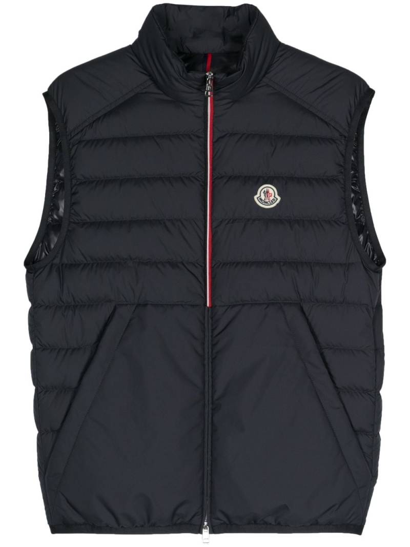 Moncler Rabuons padded gilet - Blue von Moncler