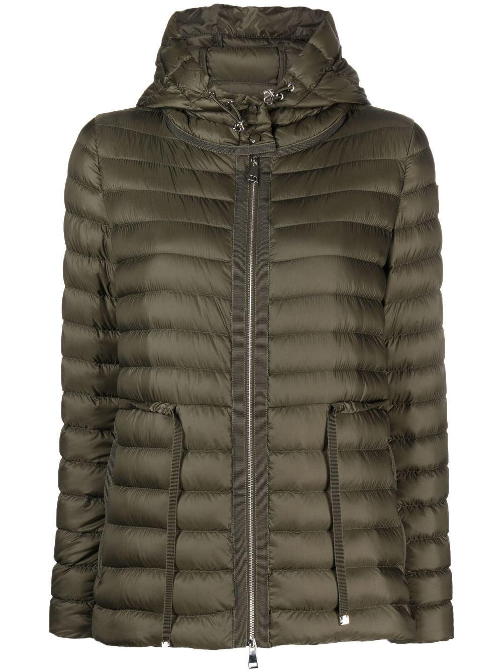 Moncler Raie hooded quilted jacket - Green von Moncler