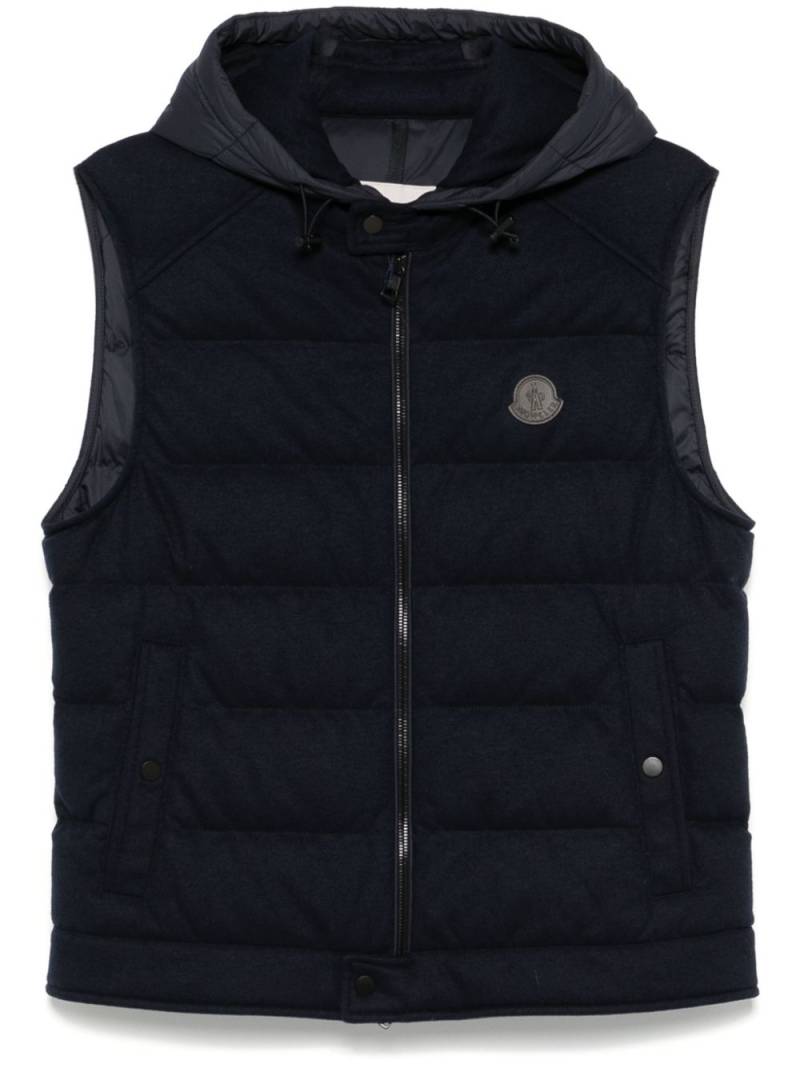 Moncler Rezila gilet - Blue von Moncler