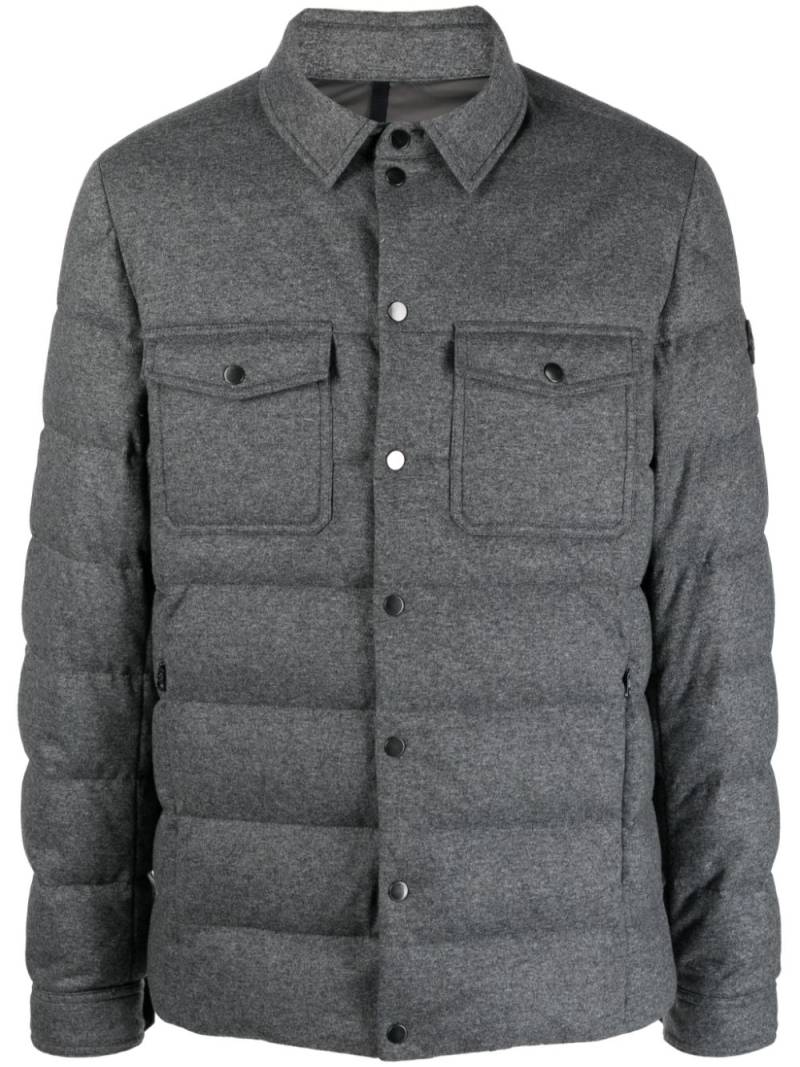 Moncler Todorka quilted shirt jacket - Grey von Moncler