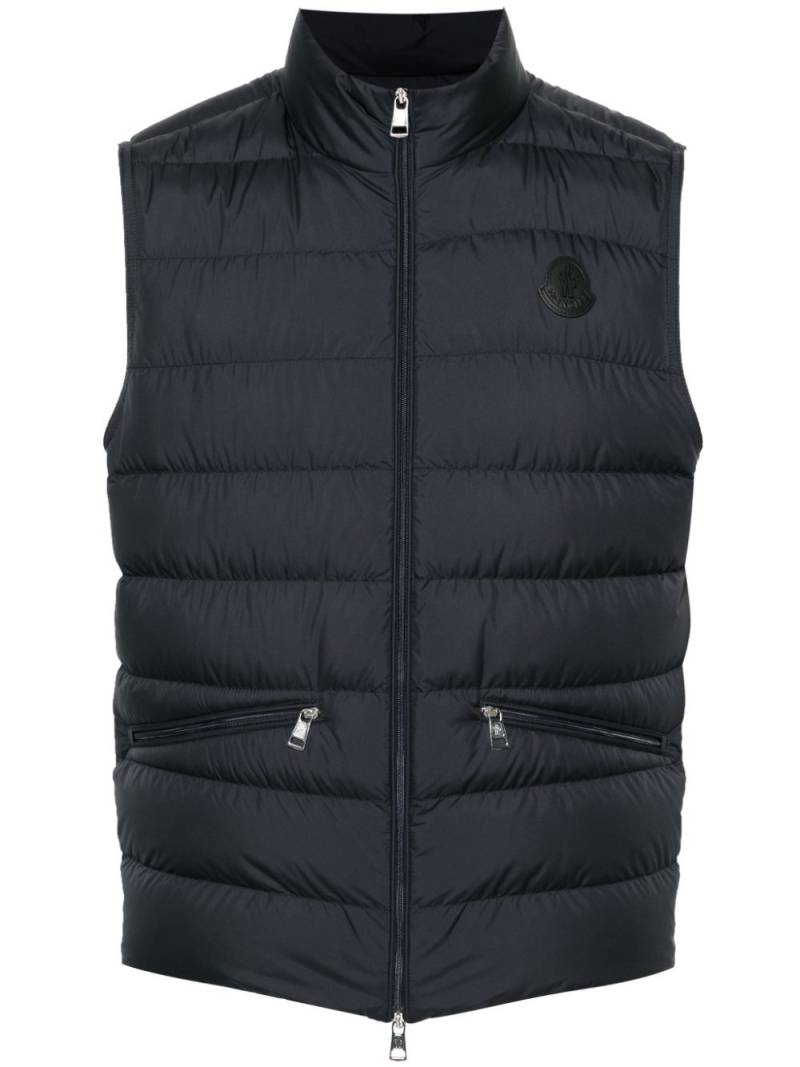 Moncler Treompan gilet - Blue von Moncler