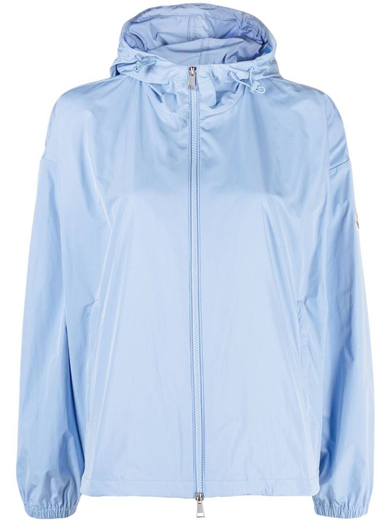 Moncler Tyx logo-patch rain jacket - Blue von Moncler