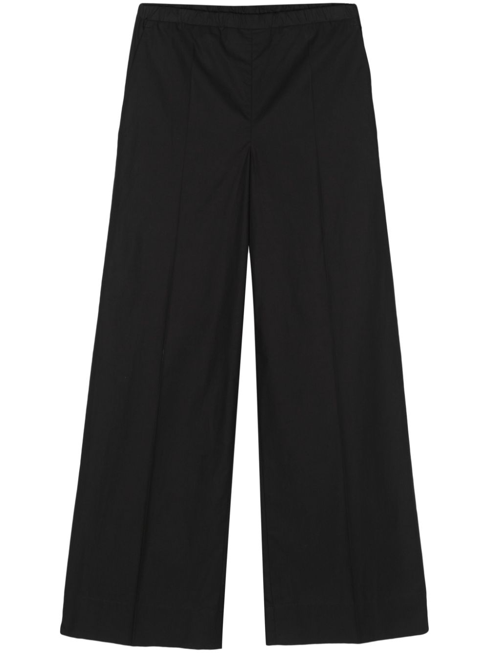 Moncler cotton palazzo pants - Black von Moncler