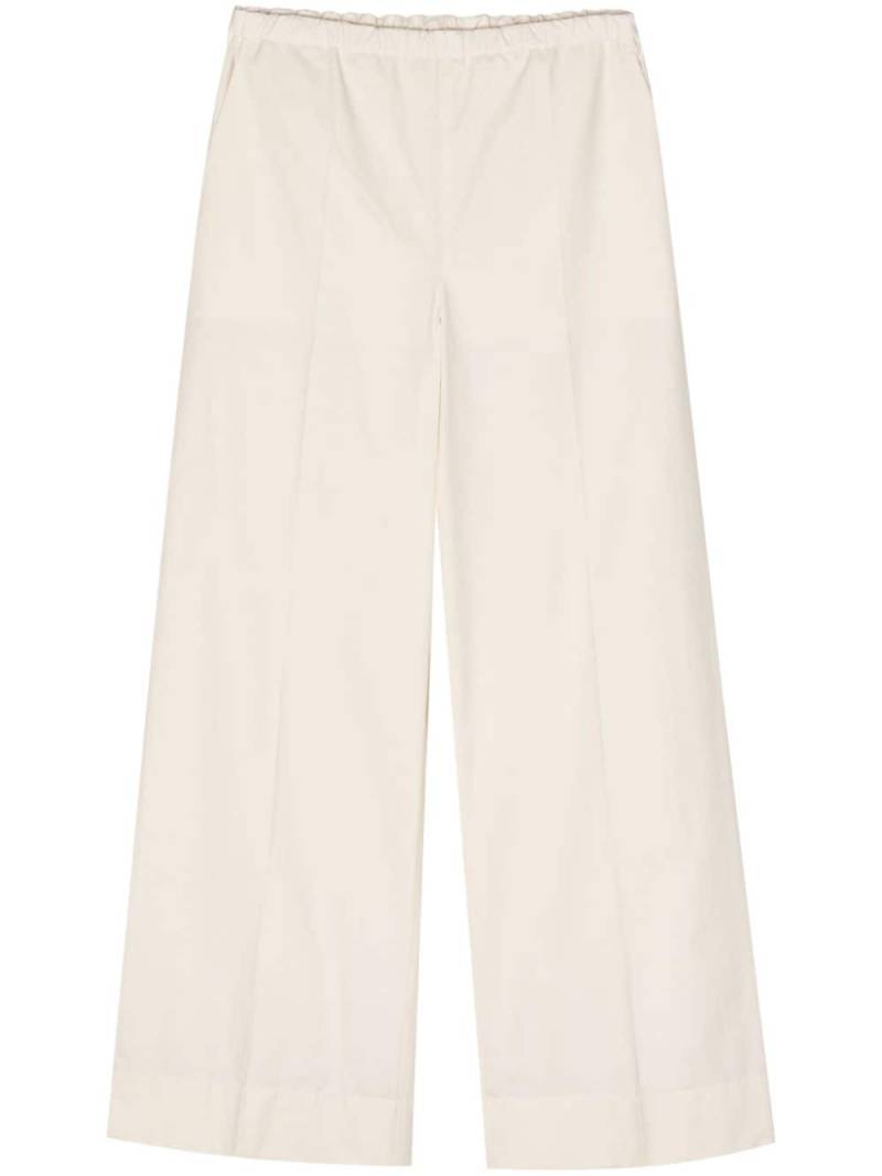 Moncler elasticated-waist wide-leg trousers - Neutrals von Moncler