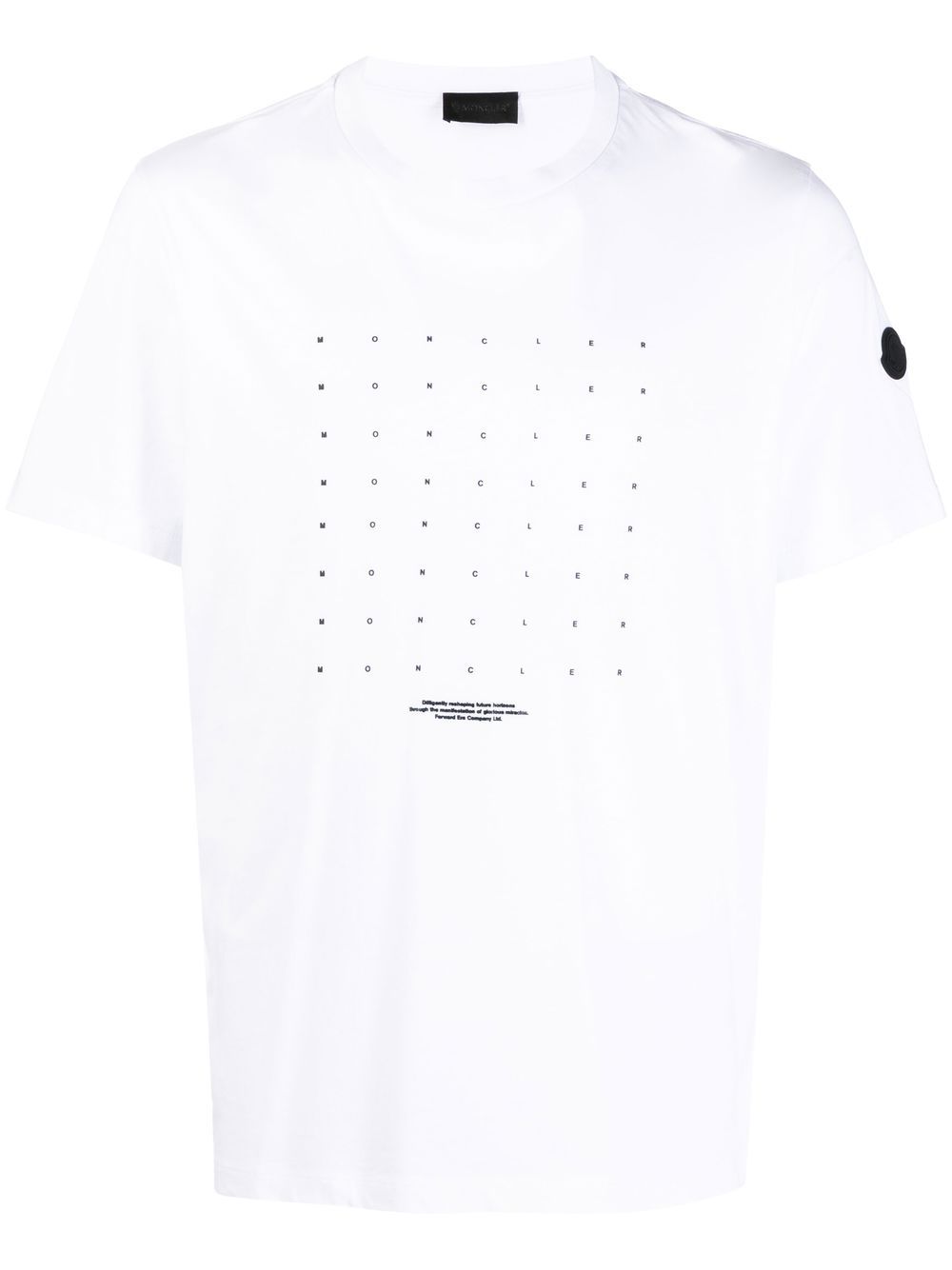 Moncler graphic-print T-shirt - White von Moncler