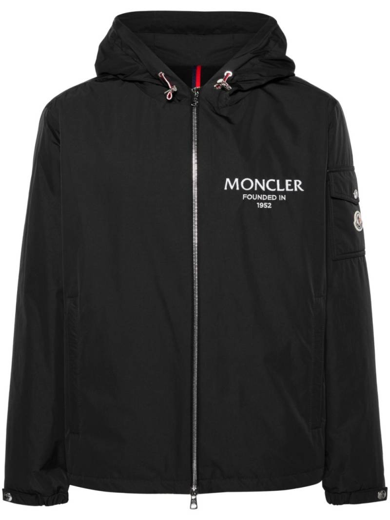 Moncler hooded down-feather puffer jacket - Black von Moncler