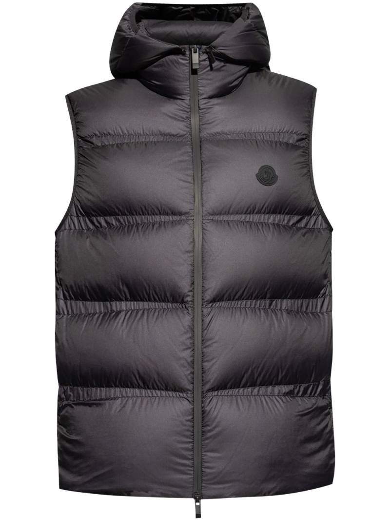 Moncler hooded gilet - Blue von Moncler