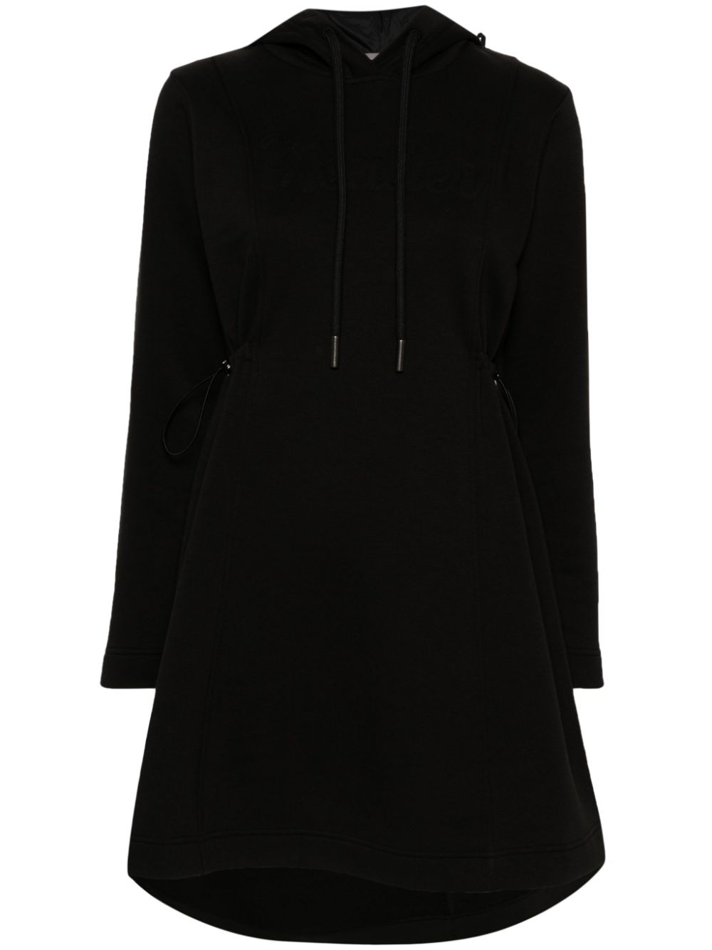 Moncler hooded mini dress - Black von Moncler