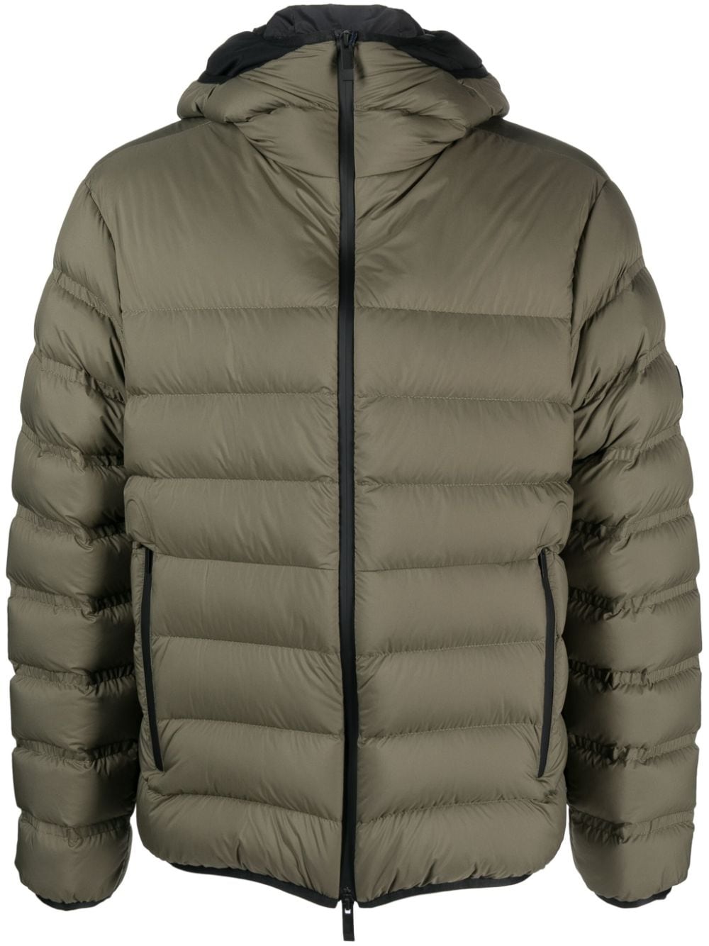 Moncler hooded puffer jacket - Green von Moncler
