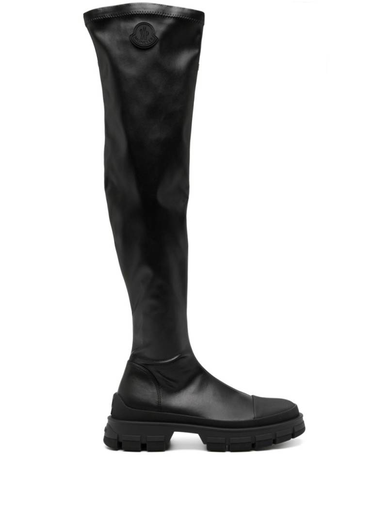 Moncler knee-length boots - Black von Moncler