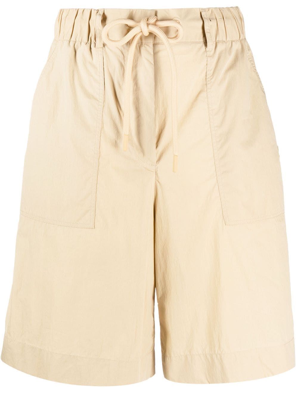 Moncler knee-length drawstring shorts - Neutrals von Moncler