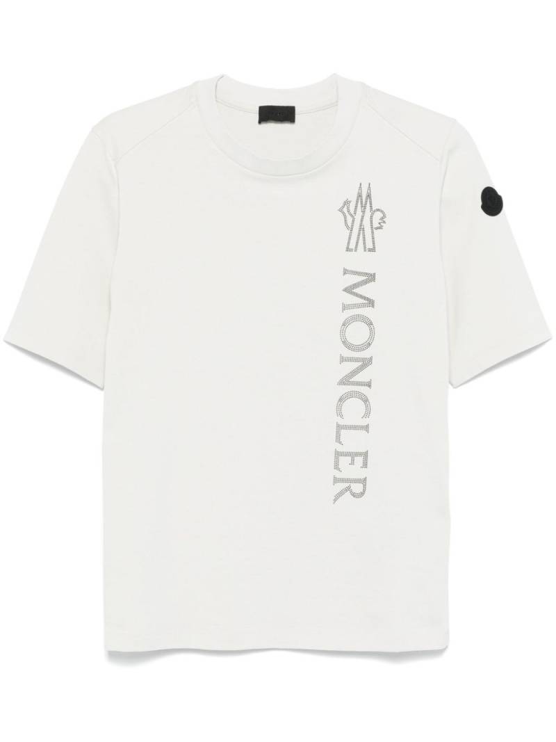 Moncler logo-appliqué T-shirt - White von Moncler