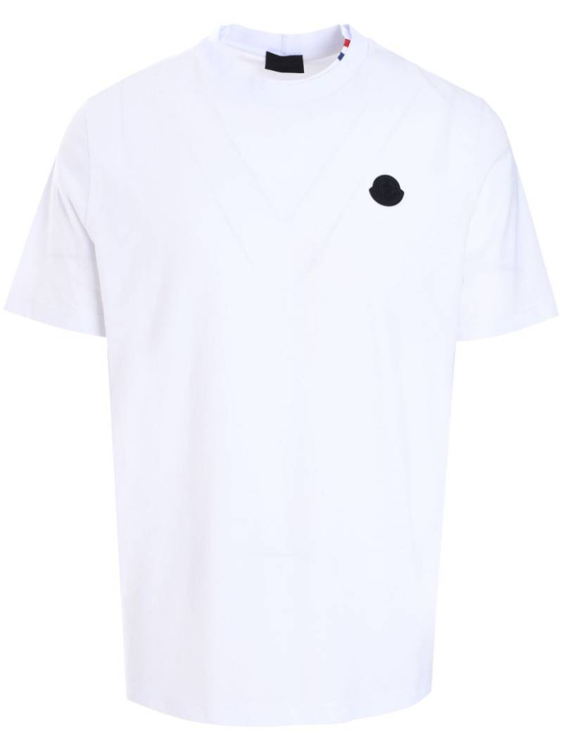 Moncler logo-appliqué T-shirt - White von Moncler