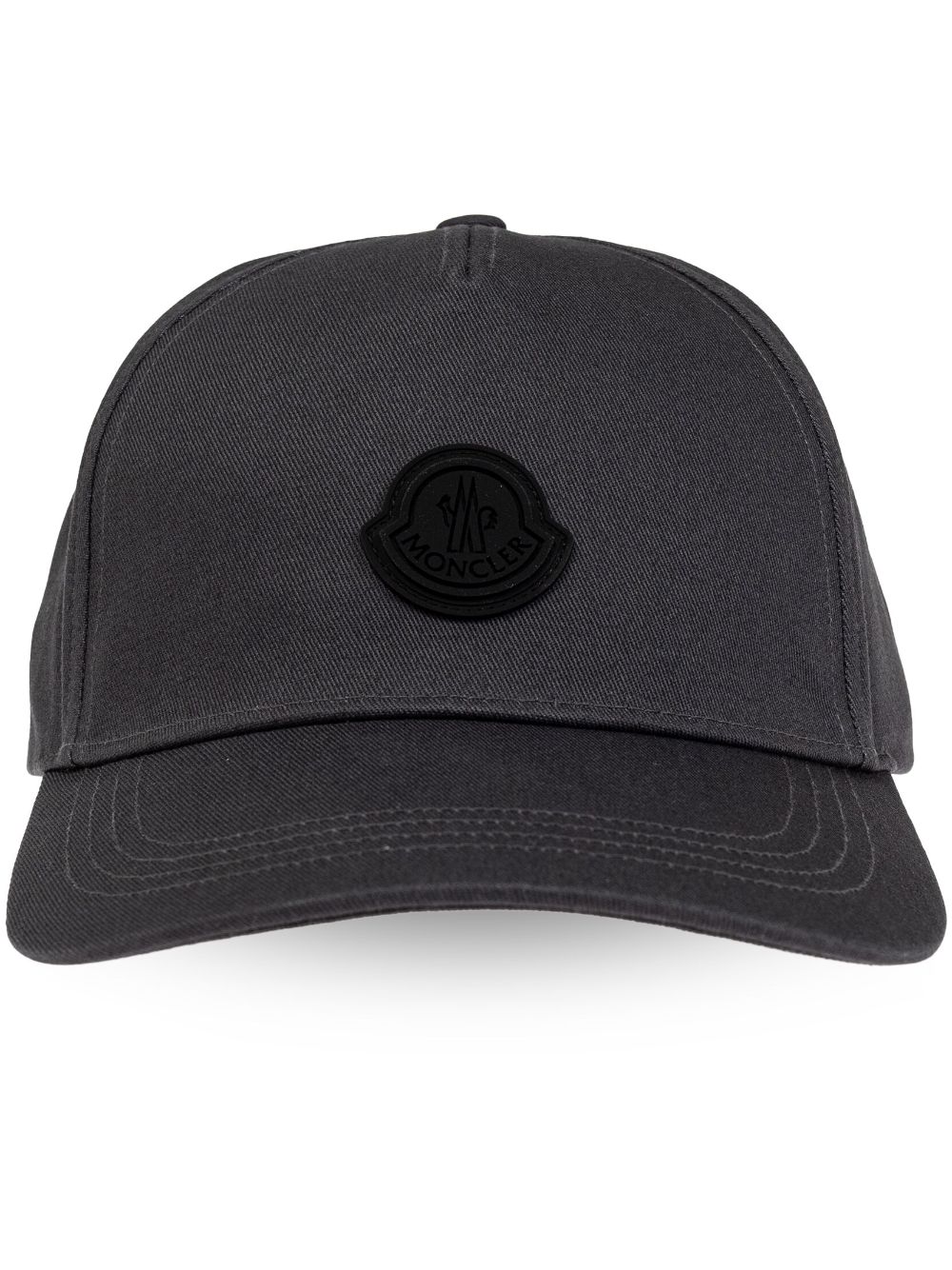 Moncler logo-appliqué baseball cap - Grey von Moncler