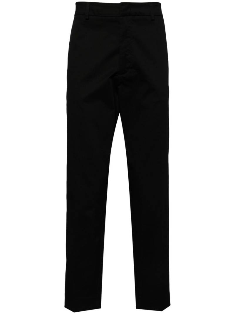 Moncler logo-appliqué poplin trousers - Black von Moncler