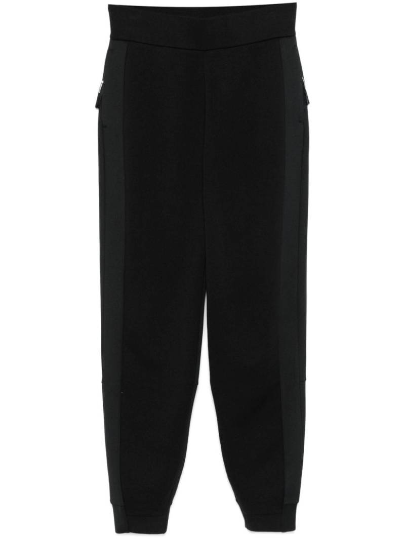 Moncler logo-appliqué track pants - Black von Moncler