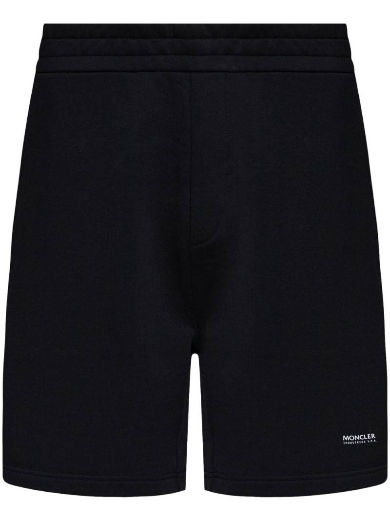 Moncler logo-detailed shorts - Black von Moncler