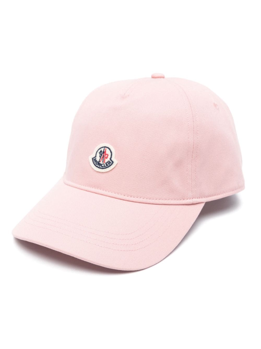 Moncler logo-patch baseball cap - Pink von Moncler